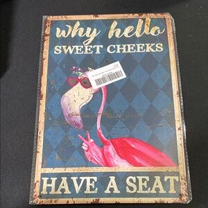 Bathroom sign- new in package